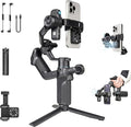 FeiyuTech SCORP Mini 3 Gimbal Stabilizer for Smartphone, Built-in AI Tracking Module & Cooling Fan, 2KG Payload 3-Axis Phone Gimbal with Integrated Grip Design, Gimbal Stabilizer for iPhone & Android