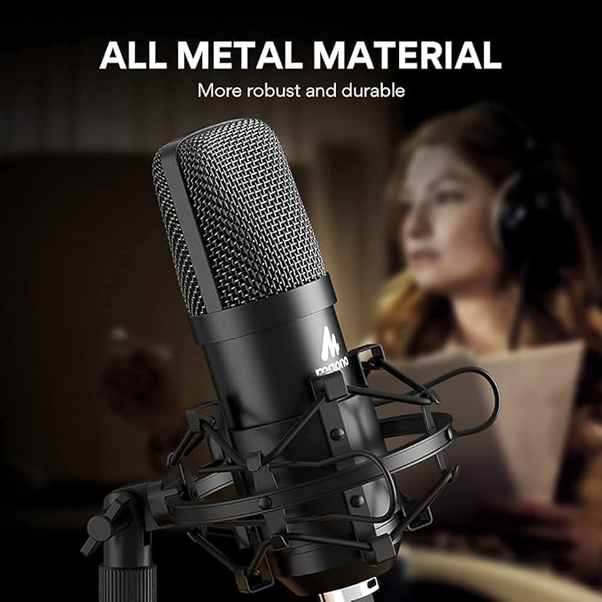 MAONO USB Microphone Kit 192KHZ/24BIT AU-A04T PC Condenser Podcast Streaming - Image 8