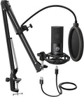 FIFINE Studio Condenser USB Microphone Computer PC Microphone Kit by FIFINE