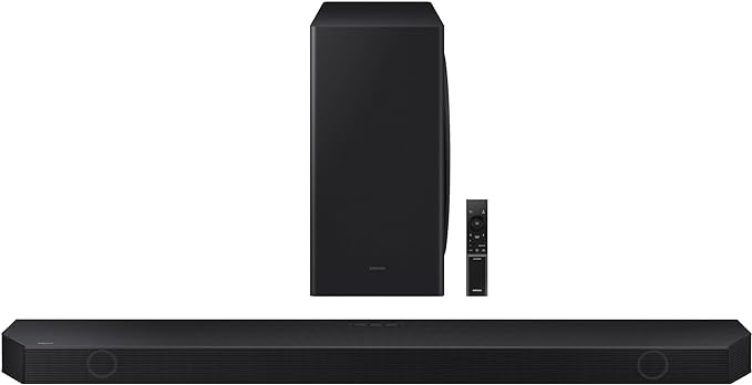 Samsung Q800D 5.1.2ch Soundbar w/Wireless Dolby Atmos Audio, Q-Symphony, SpaceFit Sound Pro, Adaptive Sound, Game Mode Pro with Alexa Built-in, HW-Q800D/ZA