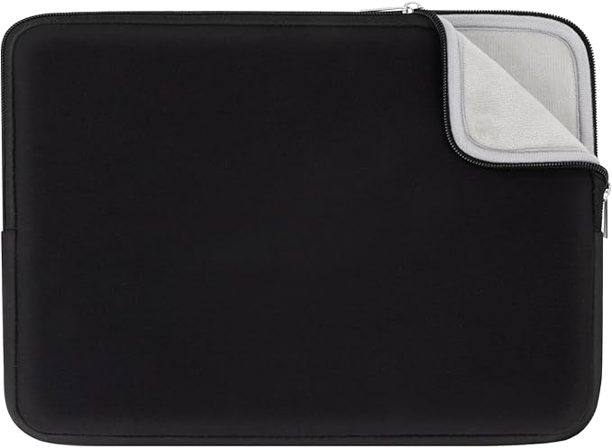RAINYEAR 16 Inch Laptop Sleeve Protective Soft Case Padded Zipper Cover Specially Compatible with 16" MacBook Pro/Max M1 M2 M3 M4 A2141 A2485 A2780 A2991 A3403 A3186 (Black, Upgraded Version)