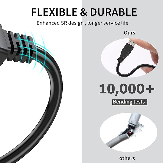 LDKCOK 100FT Active USB Extension Cable 2.0 Male to Female with A Extension chipset Signal Booster - Active Extension/Repeate