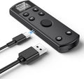 AODELAN for Canon Rechargeable Wireless Shutter Release Camera Remote Control Zoom Focus Compatible with R50,G7X Mark III,R6 Mark II,R5,R6,M6 Mark II,M200,M50,90D,200D,Replace Canon BR-E1(Black)