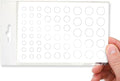 Stackable Webcam/Camera Vinyl Covers | 57 Low-Tack Restickable Webcam Sticker | Multiple Sizes | White 57-Pack (Ultra Glossy)