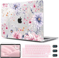 CISSOOK Flower Case for MacBook Air 13 Inch A2337 M1 A2179 A1932 Model by CISSOOK