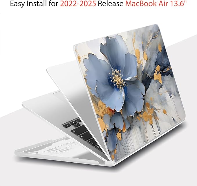 Teryeefi Compatible with A2681 A3113 A3240 MacBook Air 13.6 inch Case M2 M3 M4 - Image 6
