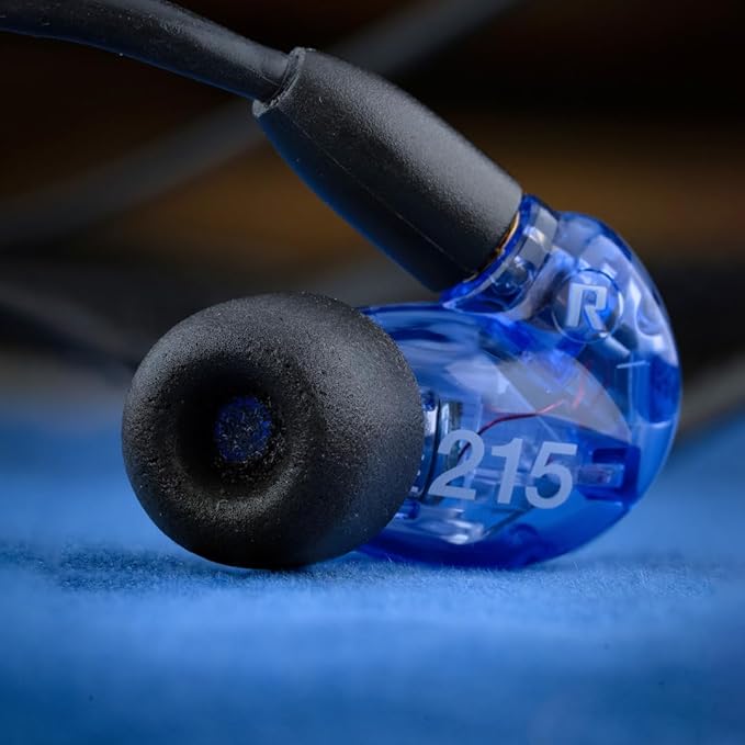 Comply 100 Core Series | Memory Foam Replacement IEM Ear Tips for Etymotic, Westone, Klipsch & More | Superior Noise Isolation, Ultimate Comfort, Secure Fit | Round, Black, (S/M/L) (3 Pairs)