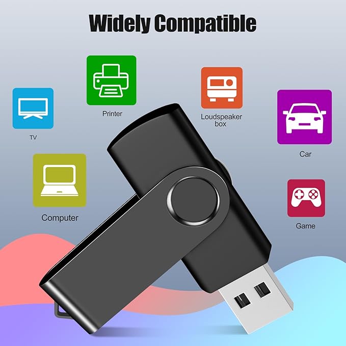 EASTBULL 8GB USB Flash Drive Bulk Thumb Drives 20 Pack with Lanyards USB 2.0 8GB Memory Sticks Zip Drive Pen Drive for Storage and Backup Black 20PCS