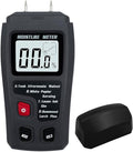 Digital Wood Moisture Meter Wood Humidity Tester Hygrometer Timber Damp Detector Large LCD Display (Grey)