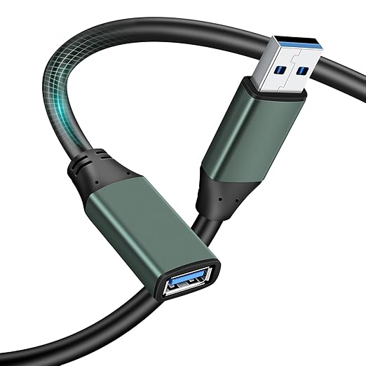 Kumiho 6Ft USB 3.0 Extension Cable Active Type A Male to A Female for PlayStation, Xbox, Keyboard, Mouse, USB Flash Drive, Printer, Camera and More