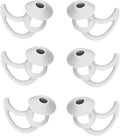 3 Pairs Earbuds Replacement Tips Large，Silver Earbud Tips ，Silicone Eartips by CYADCI