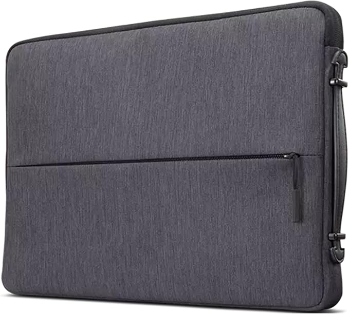 Lenovo 600 Bluetooth Silent Mouse, Blue Optical Sensor, Adjustable DPI, 4 Button & Urban Laptop Sleeve 14 Inch for Laptop/Notebook/Tablet Compatible with MacBook Air/Pro
