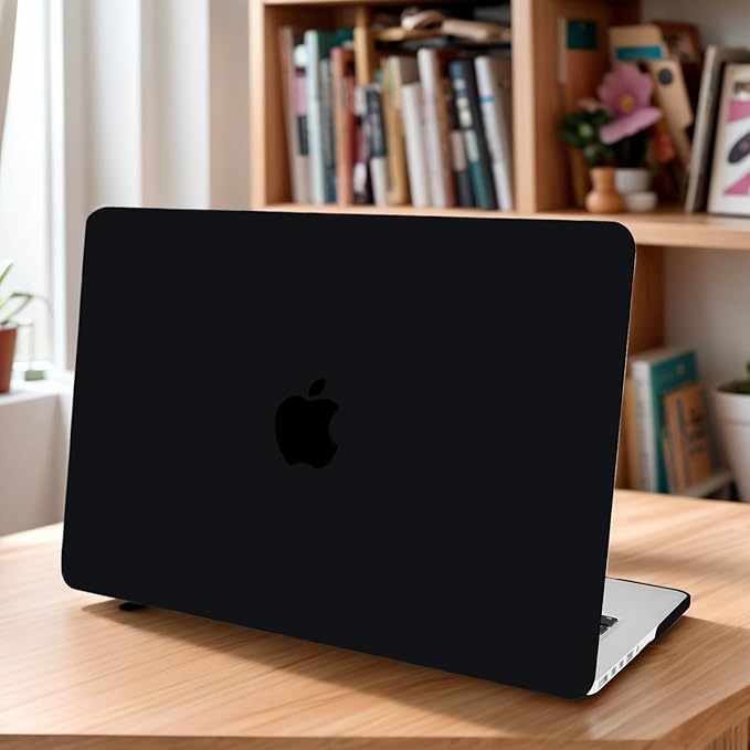 KECC Compatible with MacBook Pro 14 inch Case 2025 2024 2023 2022 2021 Release M4 M3 M2 M1 A3112 A3401 A3185 A2918 A2992 A2779 A2442 Plastic Hard Shell + Keyboard Cover + Sleeve, Matte Black