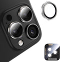 MAGIC JOHN for iPhone 16 Pro Max/16 Pro Camera Lens Protector [Alignment Kit&1:1 Invisible Perfect Fit] 9H Aerospace Tempered Glass Anti-Scratch Durable, Individual Cover Ring, Case Friendly, Set of 2, Clear