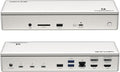 WAVLINK Thunderbolt 4 Dock with 100W Charging, Displaylink Docking Station Quad 4K@60Hz Monitor,3 Thunderbolt 4 Ports, 2.5G Ethernet, Thunderbolt Dock for Mac M1-M4 and PC,Displaylink Driver Required