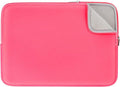 RAINYEAR 13 Inch Laptop Sleeve Compatible with 13.3" MacBook Air/Pro M1 M2 M3 M4 A3240 A3113 A2681 A2337 A1932 A2179 A2338 A1706 A1708 Carrying Protective Cover Soft Case(Bright Pink,Upgraded Version)