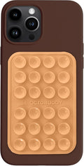 Classic MAX - Silicone Suction Phone Case Adhesive Mount - Hands-Free, Strong Grip Holder for Selfies and Videos - iPhone and Android Compatible - 2.6″ x 3.9″, Buttercream
