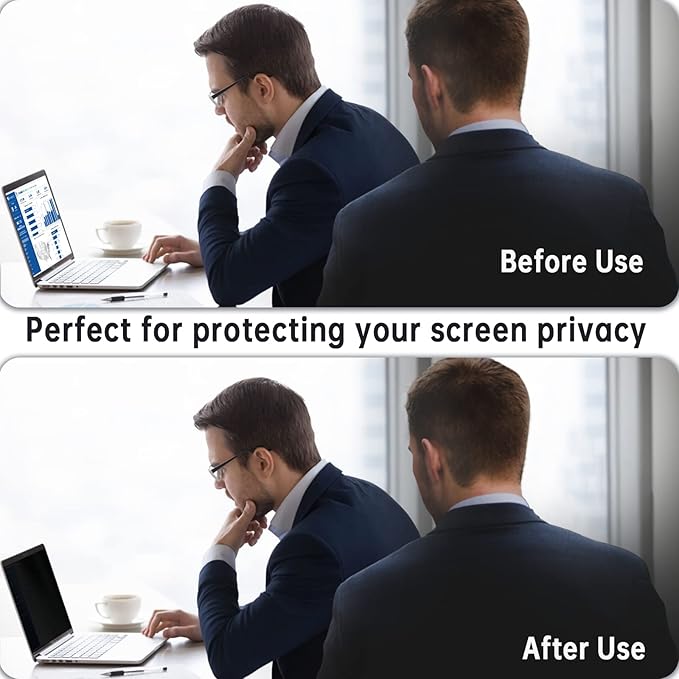 Magnetic Privacy Screen for MacBook Pro 15 Inch (2012-2015), Removable Anti Blue Light Glare Peep Filter Black Out Screen Protector for Mac 15.4 In Laptop Model (A1278 A1286 A1398)