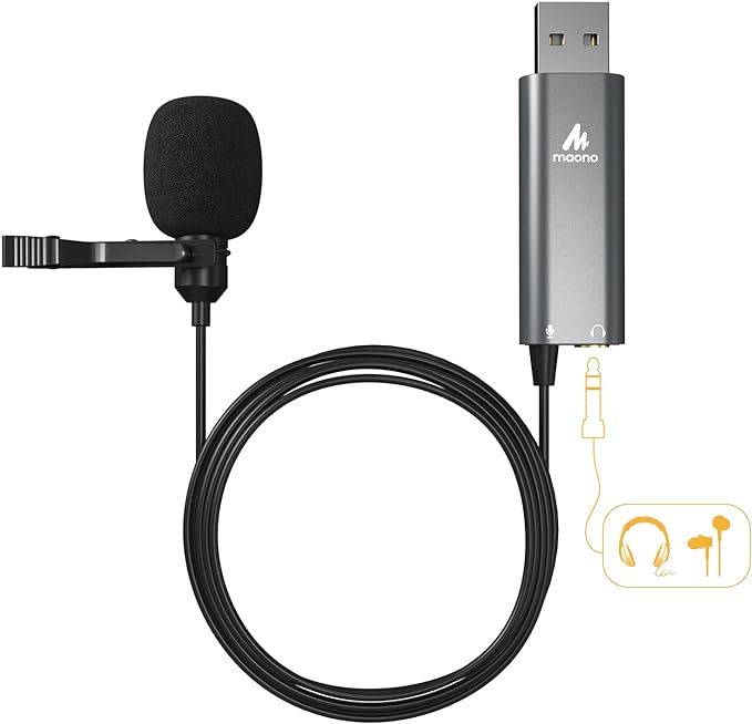 MAONO USB Lavalier Microphone by MAONO
