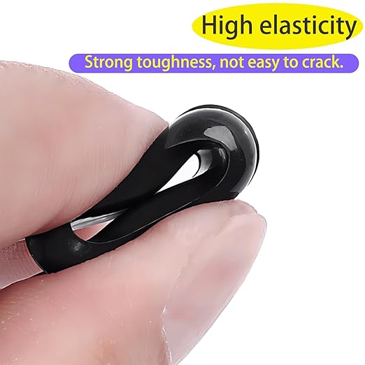 Qrity 20 PCS Rubber Grommets Cable Railing, Car Grommet, Cable Railing Protective Sleeves for Metal Posts, ID 8mm Mount Dia 10mm