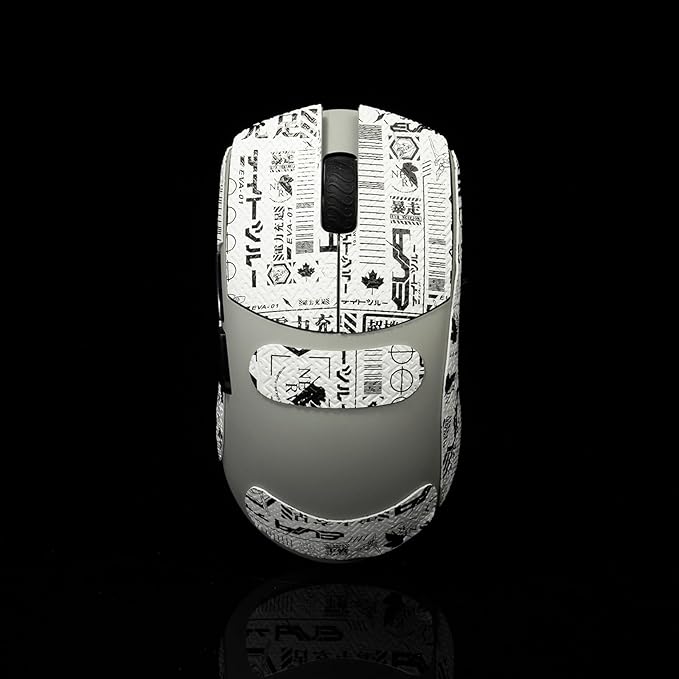 Grip Tape for Lamzu Atlantis Maya - Anti-Slip,Enhanced Control, Sweat Resistance,Improves FPS Gaming Grip & Mouse Protection [Pre-Cut] CS Cyan 0.3mm
