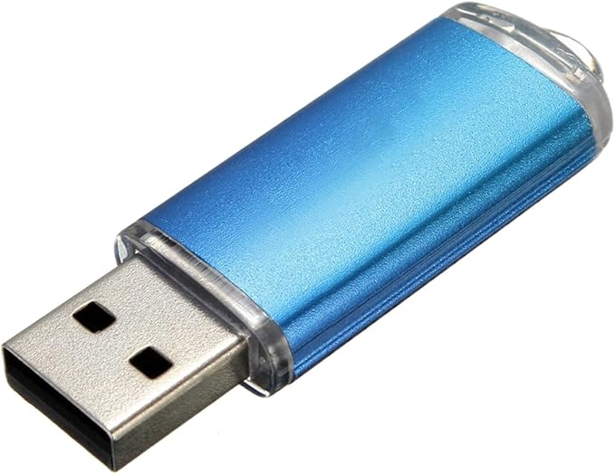 TOPESEL 5 Pack 32GB USB 2.0 Flash Drive Memory Stick Thumb Drives (5 Mixed Colors: Black Blue Green Red Silver)