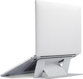MOFT Laptop Stand for Desk, Adhesive MacBook Computer Stand with 2 Adjustable Viewing Angles, Foldable and Portable Laptop Riser Compatible with 11"-16" Laptops, Misty Cove