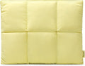 Comfyable Puffy Laptop Sleeve 13 Inch 14 Inch, Quilted Puffer Laptop Carrying Case, Pillow Case Compatible with MacBook Air M4 2025 M3 M2 M1, MacBook Pro M4 Pro/Max, Yellow