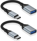 USB C to USB Adapter Type C OTG Cable for iPhone 16 Pro Max/16 Plus/16e/15,Samsung A17/A16/A54/S25/S24/S23, USBC to USB A OTG Adapter for Android,Camera,Card Reader,Flash Drive,MIDI Keyboard,Mac,Hubs