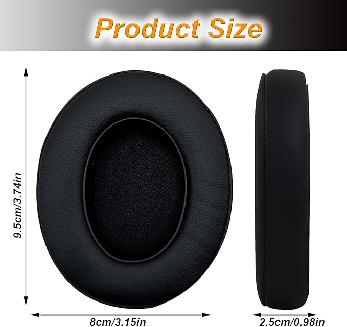 Replacement Ear Pads Cushions for Beats Studio（B0501、B0500），Beats Studio 2 & - Image 3