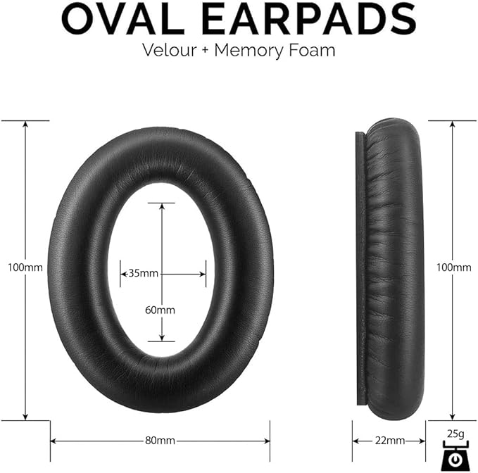 QC35 Headphones Replacement Ear Pads - Image 5