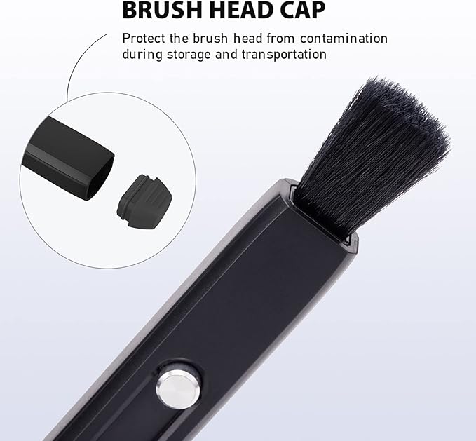 VSGO Professional Lens Cleaning Pen, Double-Ended Lens Brush with Soft Brush and Nano Optical Carbon for Camera, Optical Lenses, and Glasses(V-P01E)
