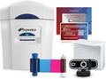 Magicard Pronto ID Card Printer & Super Supplies Package with Bodno ID Software, Camera, 300 Cards and 300 Print Ribbon - Bronze Edition