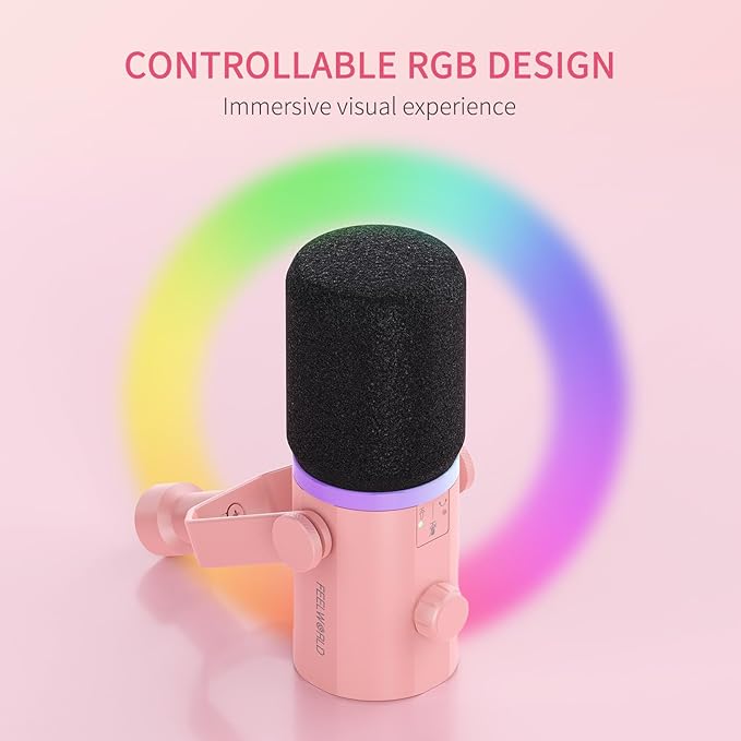 FEELWORLD PM1 XLR USB Dynamic Microphone - Image 5