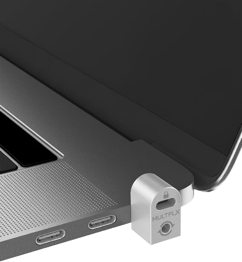 Laptop Lock Adapter for Kensington Lock | Adds Security Slot To Any Laptop inc MacBook | Use With Standard T-Bar Cable Locks | No Adhesive Needed