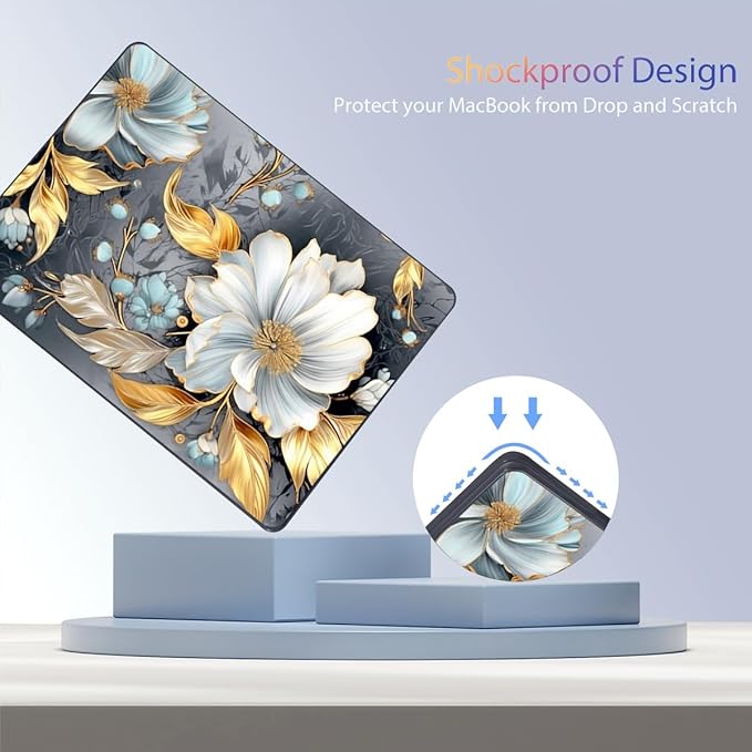 Teryeefi Compatible with M3 M4 MacBook Air 15 inch Case 2025 2024 2023 Release - Image 6