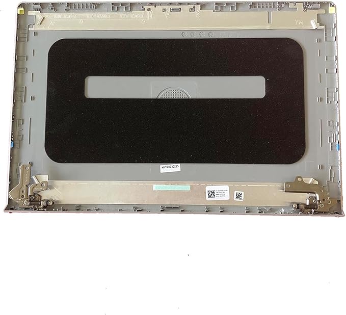 Replacement Laptop LCD Back Cover Top Case Rear Lid with Hinges and Front Bezel Frame for DELL Inspiron 15 3510 3511 3515 3250 3525 DDM9D 0DDM9D 9WC73 09WC73 Silver
