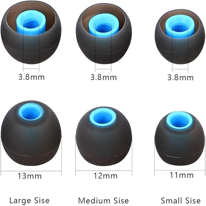 Earbud Tips Earbuds Replacement Tips Ear Tips Earbuds Eartips Eargels 9 Pairs - Image 4