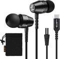 LUDOS OMNITONE USB C Headphones for iPhone 16 15 Pro Max Plus iPad Pro, 5 Years Warranty, USB-C Earbuds for Samsung Galaxy S24 S23 Ultra S22 S21 FE S20 A55 A54 A53, USB Type C Earphones - Black