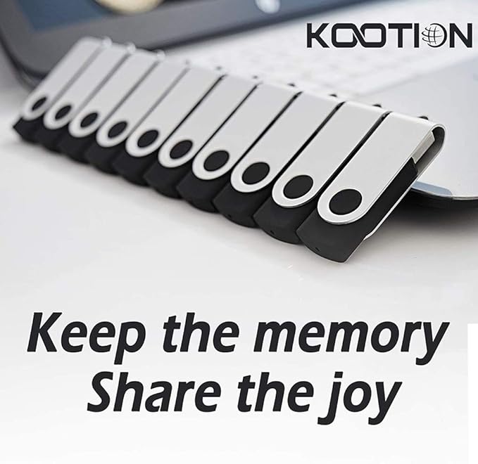 Wholesale 100 Pack 8GB Flash Drive Thumb Drive Flash Drives Swivel Memory Stick, Custom Logo, Black