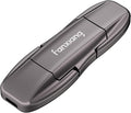 Flash Drive 512GB, USB 3.2 Gen2 Up to 1050MB/s, USB Drive, USB A + Type C External Portable SSD for iPhone 15/Pro/Android Phone/Windows/MacPC/Laptops, FF952