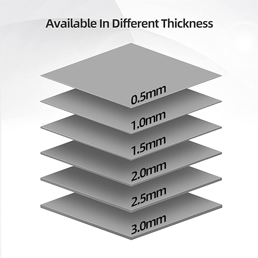 Silicone Thermal Pads 14.8 W/mK, 120x120x1.0mm (1 pcs) Non Conductive Heatsink Cooling Pads for Laptop Heatsink/SSD/CPU/IC/LED Cooler