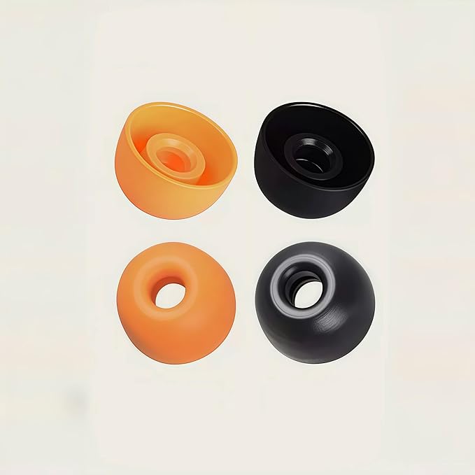 Powerbeats Pro 2 Replacement Ear Tips 5 Pairs - Designed Exclusively for Beats Powerbeats Pro 2 (2024), Not Fit Pro 1st Gen - Sport Anti-Slip Silicone Earbud Tips, Secure Gym/Running Fit -Orange