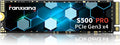 S500 Pro 256GB NVMe SSD M.2 PCIe Gen3x4 2280 Internal Solid State Drive, SLC Cache 3D NAND TLC, Up to 3200MB/s, Compatible with Laptop and PC Desktops(Black)