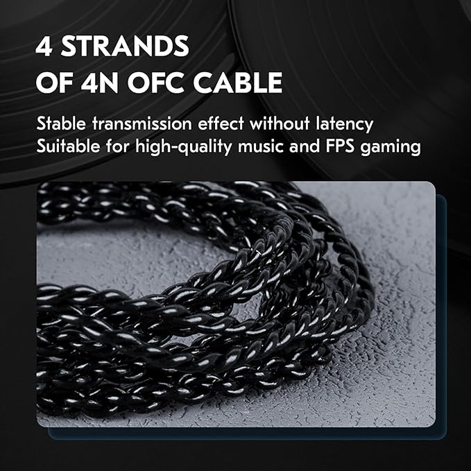 In Ear Earbuds Wired IEM Headphone,CCZ DC02 Dual Magnetic Circuit DD HIFI Earphones,Professional Hifi Earphone,Stereo Sound Earbuds Earphone,CCZ Solo In Ear Monitor for System (Silver, No MIC)