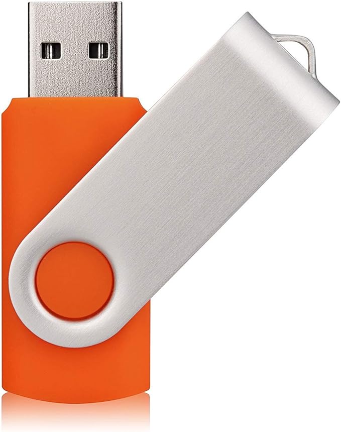 Aiibe 10 Pieces 32GB USB Flash Drive 10 Pack USB 2.0 Memory Stick Thumbdrives (Mix Colors : Black Blue Red Green Orange White Yellow Pink Purple Silver)