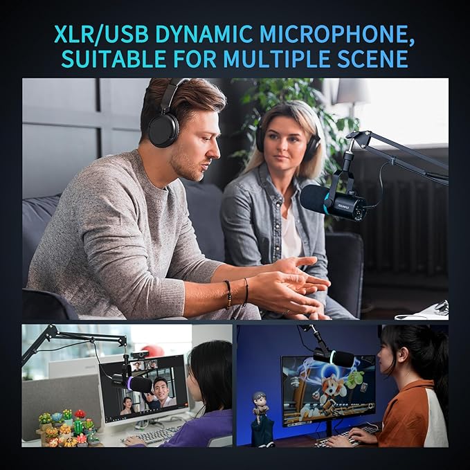 FEELWORLD PM1 XLR USB Dynamic Microphone Gifts - Image 8