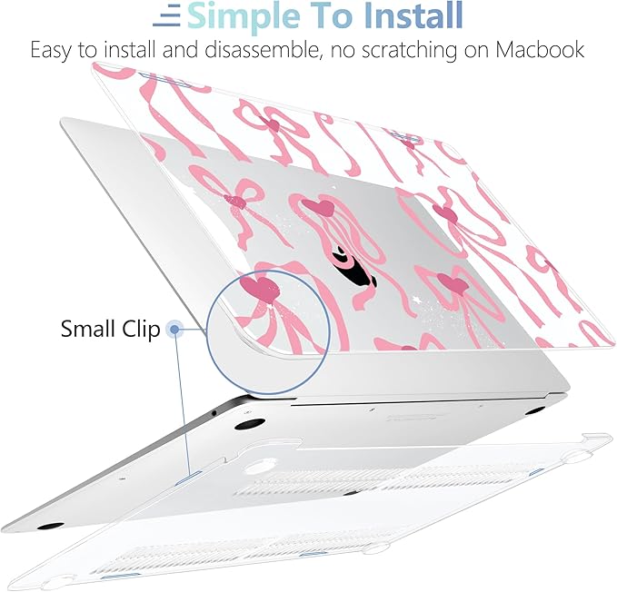 MEEgoodo for MacBook Air 13 inch Case 2021 2020 2019 2018 Released A2337 M1 - Image 4