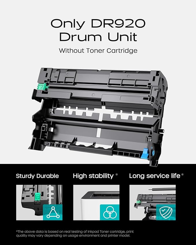DR920 HL-L6210DW Drum Unit Replacement for Brother DR-920 use with TN920 TN920XL TN920XXL Work for Brother HL-L6210DW MFC-L5915DW HL-L5210DWT HL-L5210DN HL-L5210DW HL-L6310DW Printer