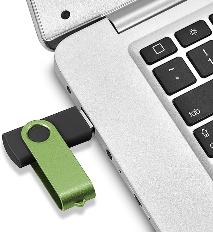 EASTBULL USB 2.0 Flash Drive 8GB with Lanyards Thumb Drives Bulk 20 Pack Colorful Multipack Memory Stick Pen Drive Swivel Design(8GB 20 Pack)